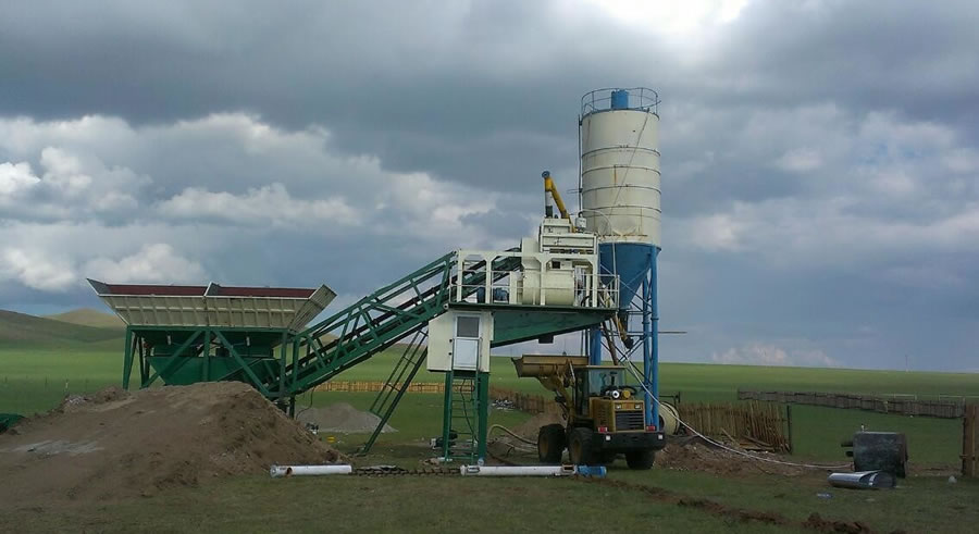 Ean mobile concrete batching plant